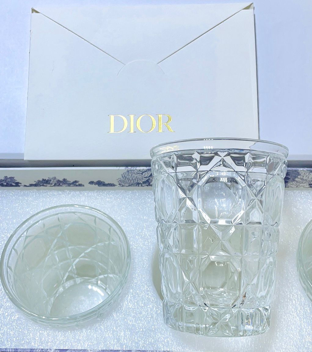 Available Dior Glass set of 4 piece 